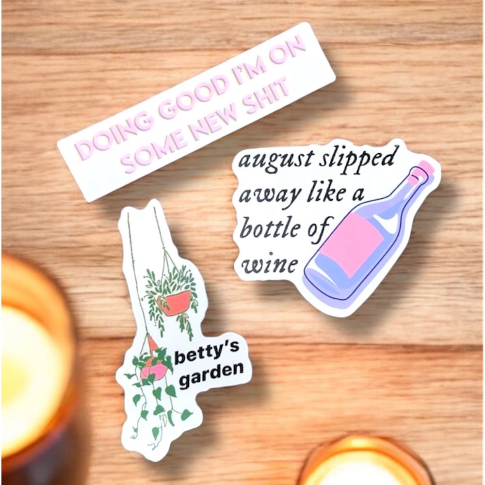 Taylor Swift Folklore Stickers